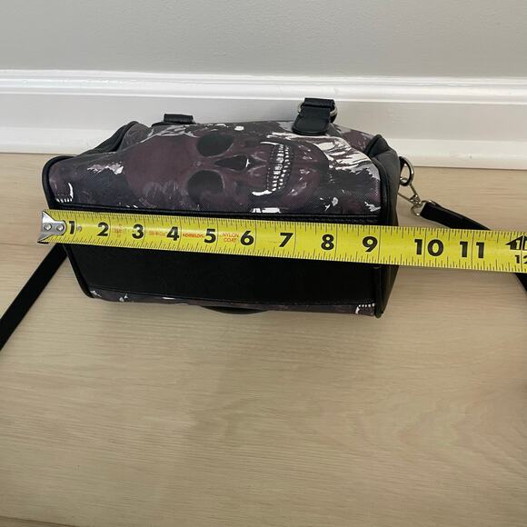 Gothic Purse Top-handle Handbag Punk Satchel Tote Skull Shoulder Crossbody  Bags - Picture 7 of 9